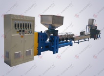 PA+35%纤塑料单螺杆造粒机