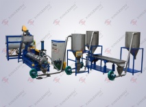 PVC电线皮塑料造粒机